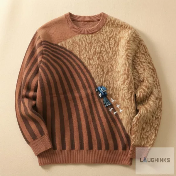 Farm Tractor Field Ugly Christmas Sweater Countryside Festive Party Crewneck Knit Apparel 1 Farm Tractor Field Ugly Christmas Sweater Countryside Festive Party Crewneck Knit Apparel