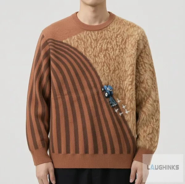 Farm Tractor Field Ugly Christmas Sweater Countryside Festive Party Crewneck Knit Apparel 3 Farm Tractor Field Ugly Christmas Sweater Countryside Festive Party Crewneck Knit Apparel
