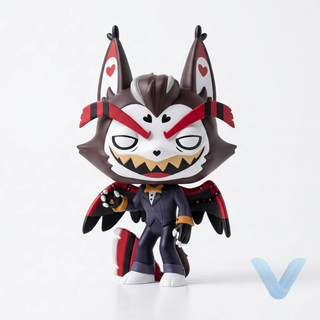 Hazbin Hotel Pop Overlord Husk vinyl figure 2026 Fall Convention 7 Hazbin Hotel Pop Overlord Husk vinyl figure 2026 Fall Convention replica