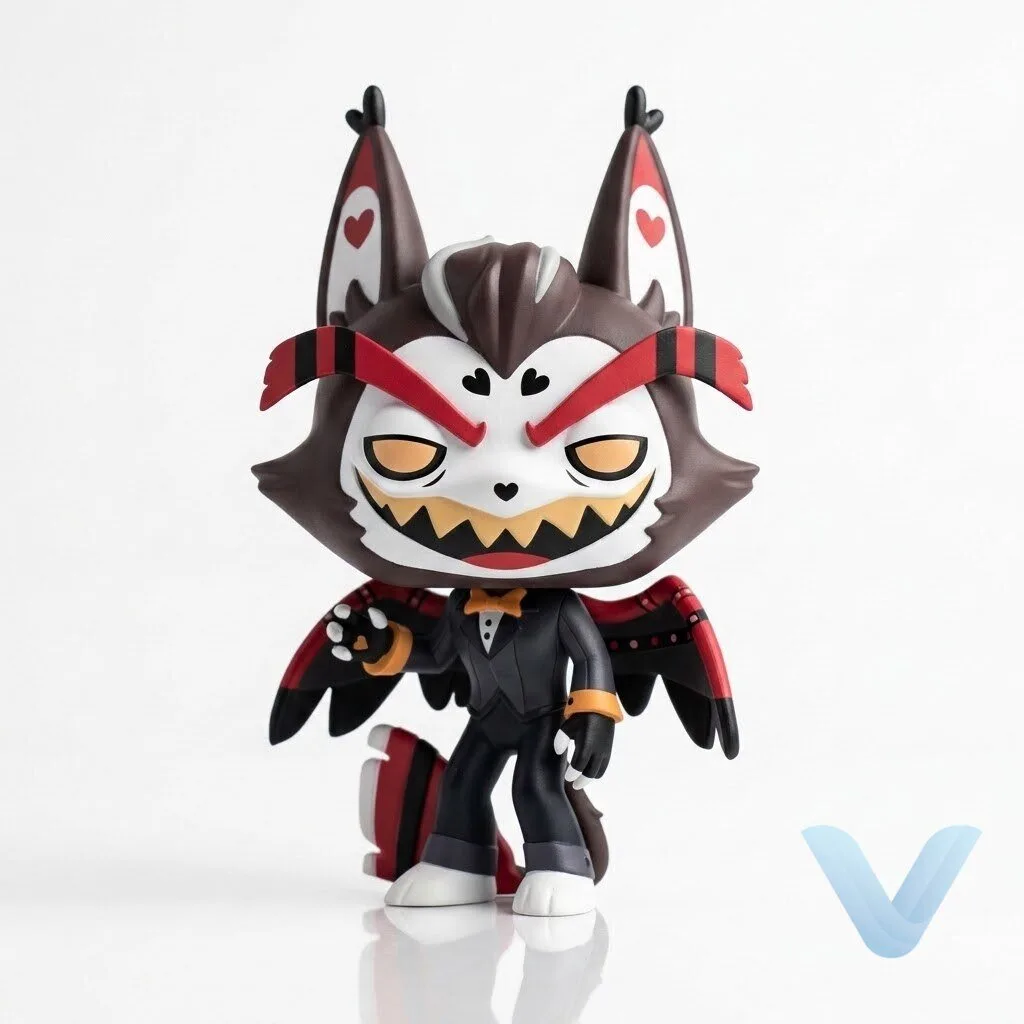 Hazbin Hotel Pop Overlord Husk vinyl figure 2026 Fall Convention 8 Hazbin Hotel Pop Overlord Husk vinyl figure 2026 Fall Convention replica