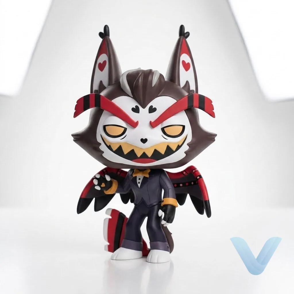 Hazbin Hotel Pop Overlord Husk vinyl figure 2026 Fall Convention 9 Hazbin Hotel Pop Overlord Husk vinyl figure 2026 Fall Convention replica