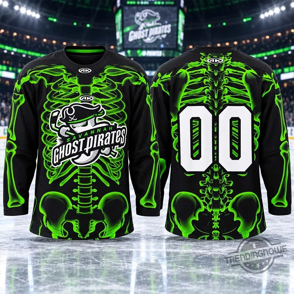 Savannah Ghost Pirates Skeleton 2026 Halloween Hockey Jersey Shirt 5 Savannah Ghost Pirates Skeleton 2026 Halloween Hockey Jersey Shirt