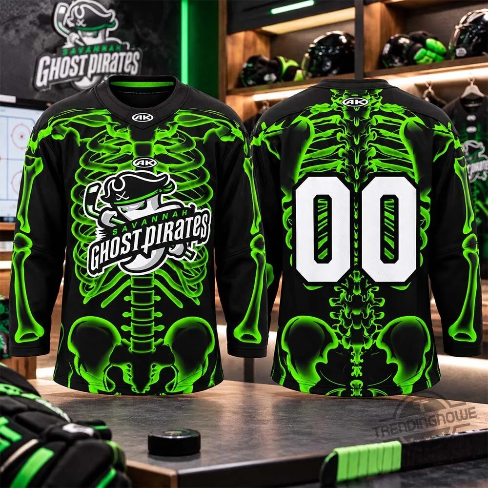 Savannah Ghost Pirates Skeleton 2026 Halloween Hockey Jersey Shirt 6 Savannah Ghost Pirates Skeleton 2026 Halloween Hockey Jersey Shirt
