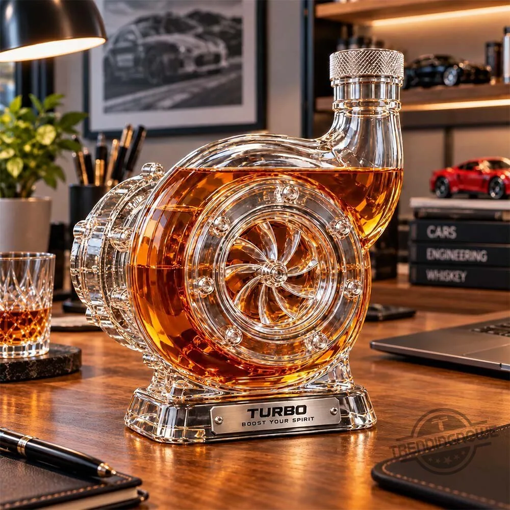 Turbocharger Engine Turbo Liquor Dispenser Whiskey Bottle Decanter 7 Turbocharger Engine Turbo Liquor Dispenser Whiskey Bottle Decanter
