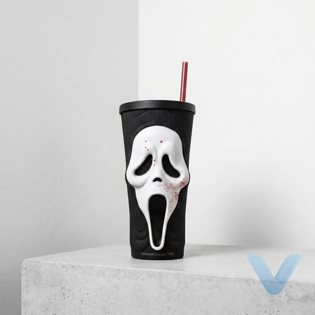 Scream 30th Anniversary Bloody Ghostface Grippr Tumbler 8 Scream 30th Anniversary Bloody Ghostface Grippr Tumbler