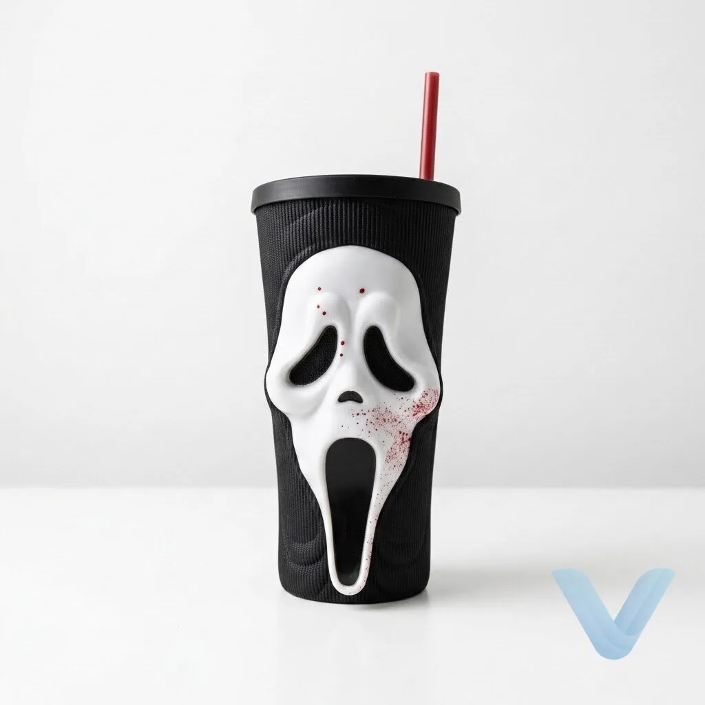 Scream 30th Anniversary Bloody Ghostface Grippr Tumbler 9 Scream 30th Anniversary Bloody Ghostface Grippr Tumbler