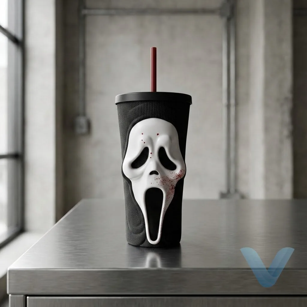 Scream 30th Anniversary Bloody Ghostface Grippr Tumbler 12 Scream 30th Anniversary Bloody Ghostface Grippr Tumbler