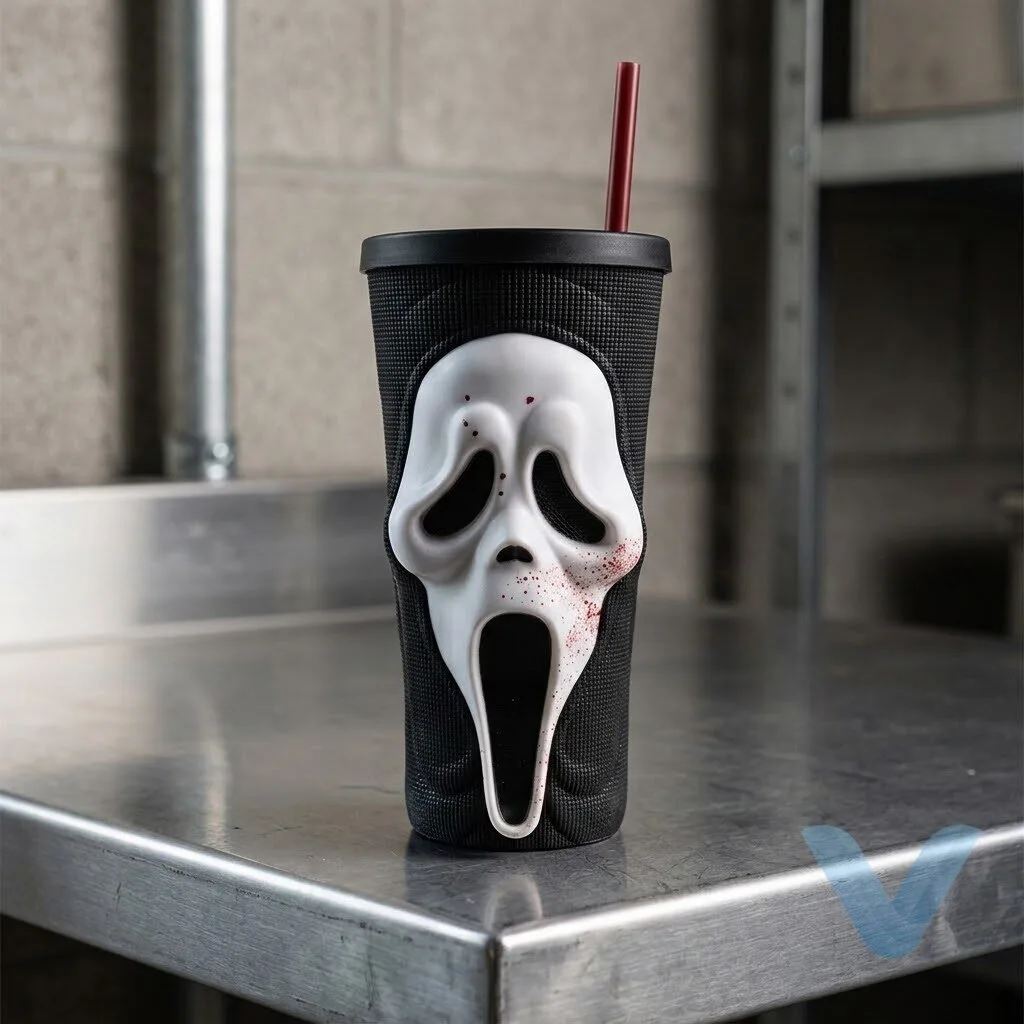 Scream 30th Anniversary Bloody Ghostface Grippr Tumbler 13 Scream 30th Anniversary Bloody Ghostface Grippr Tumbler