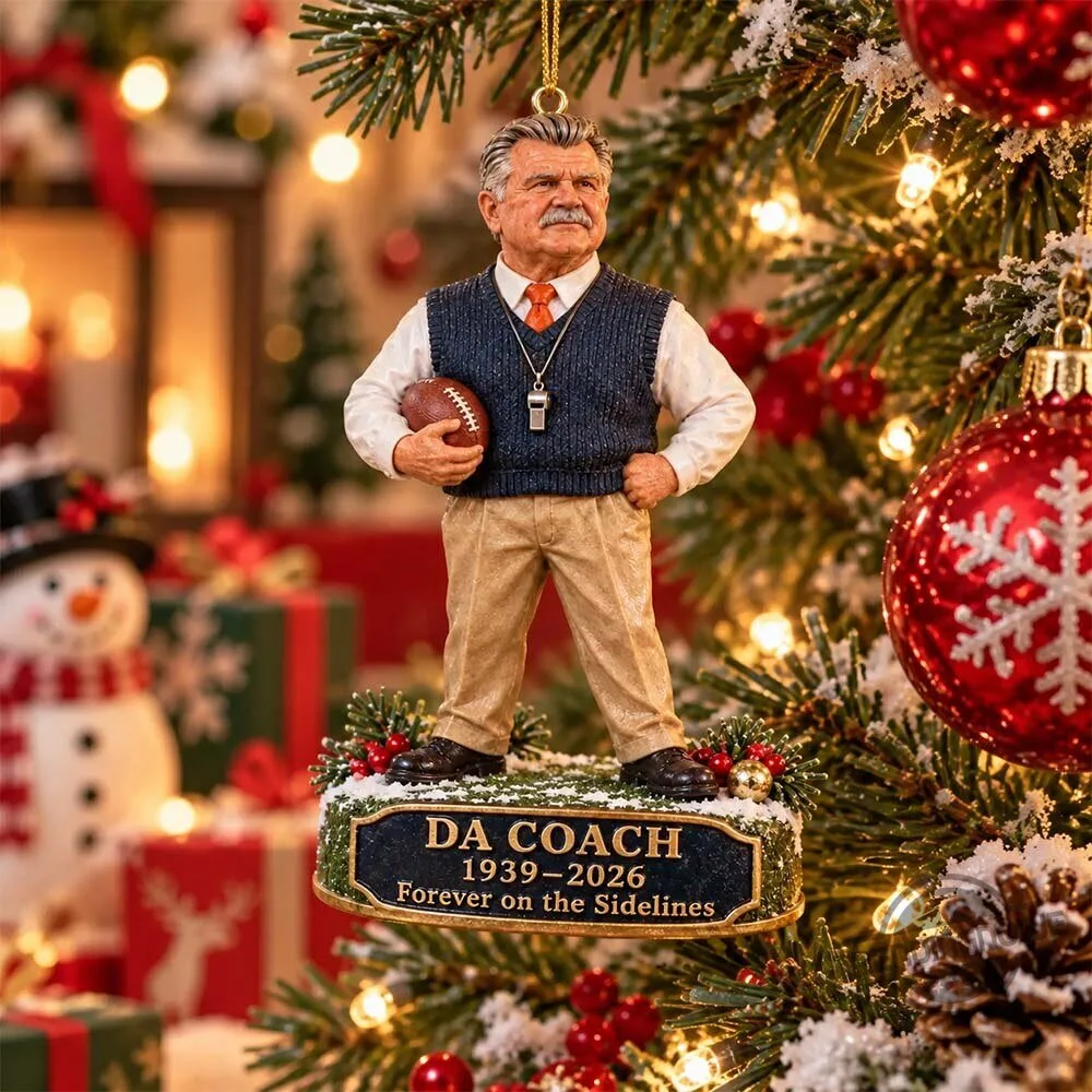 In Loving Memory Da Coach Christmas Tree Ornament 2026