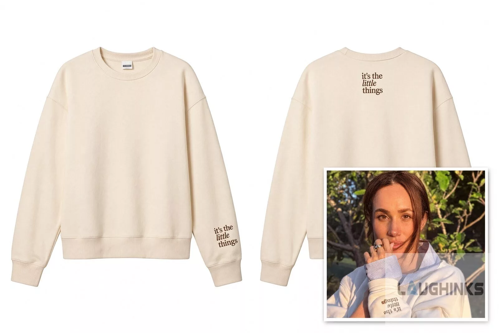 It’s the little things meghan markle charity embroidered sweatshirt collaboration 2 It’s the little things meghan markle charity embroidered sweatshirt collaboration