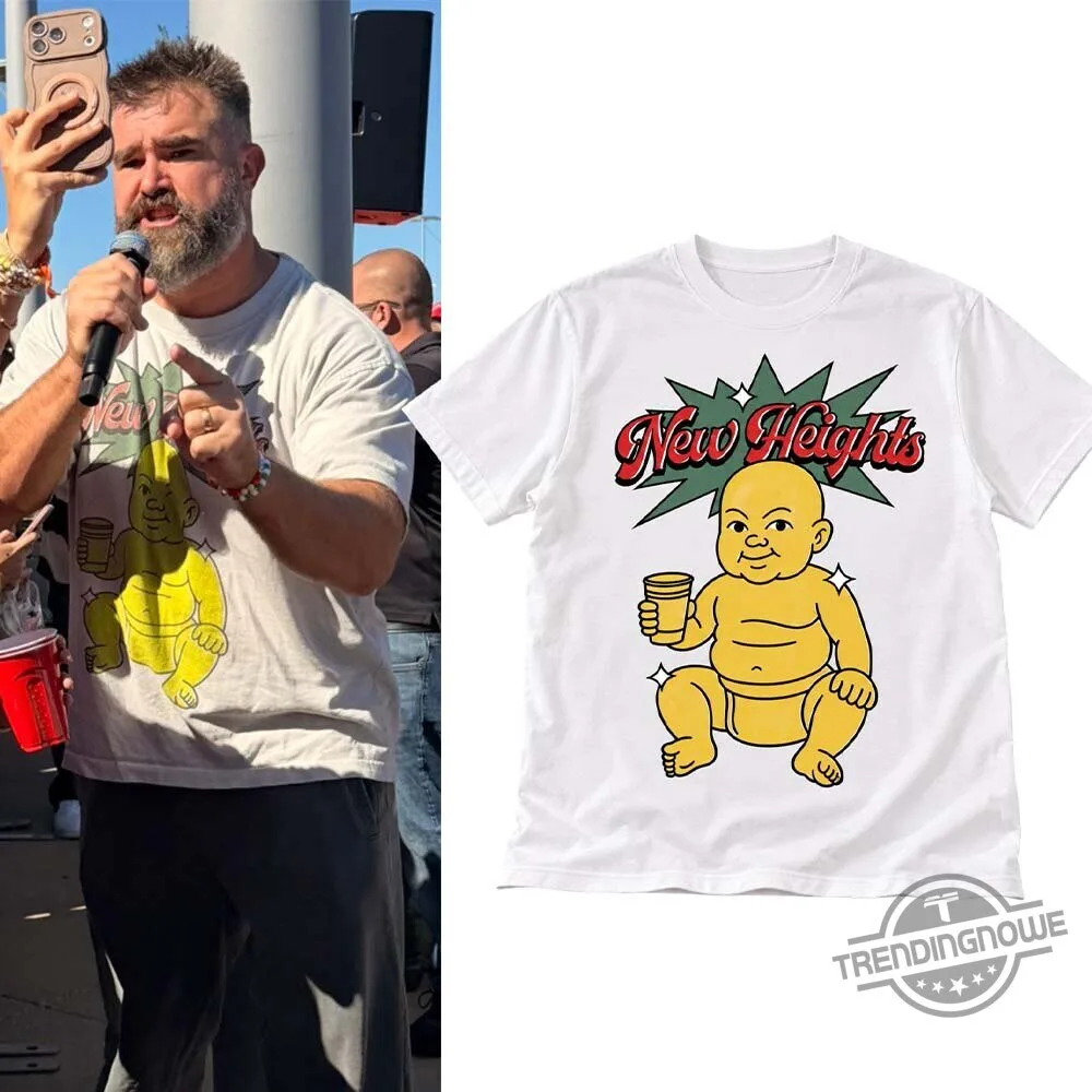 Jason Kelce New Heights Golden Baby Podcast Shirt 3 Jason Kelce New Heights Golden Baby Podcast Shirt