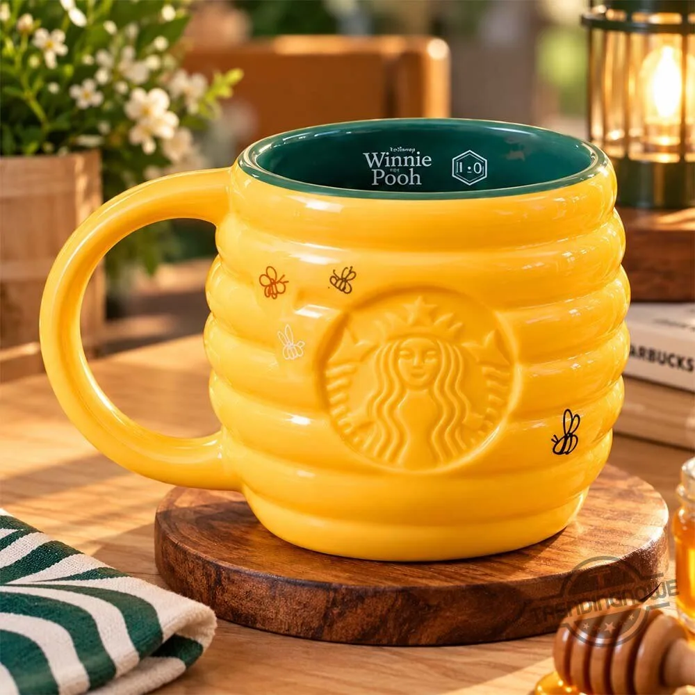 Starbucks Disney Winnie The Pooh Honeycomb Mug Coffee Cup 5 Starbucks Disney Winnie The Pooh Honeycomb Mug Coffee Cup