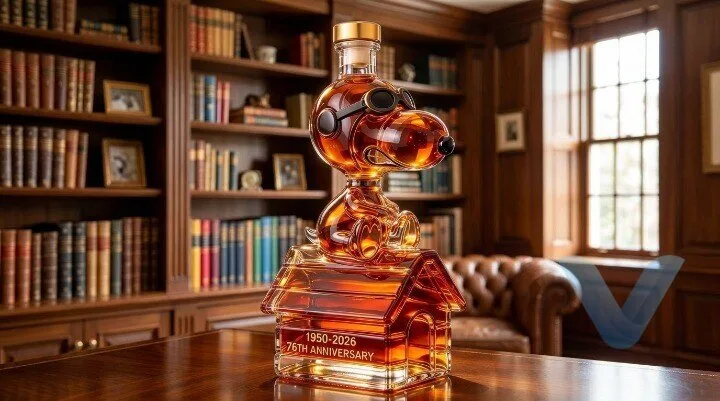 Peanuts Snoopy Doghouse Whisky Decanter, Cartoon Character Glass Liquor Bottle, Home Bar Display Enthusiasts, Gift for Whiskey & Cartoon Lovers 6 Peanuts Snoopy Doghouse Whisky Decanter, Cartoon Character Glass Liquor Bottle, Home Bar Display Enthusiasts, Gift for Whiskey & Cartoon Lovers