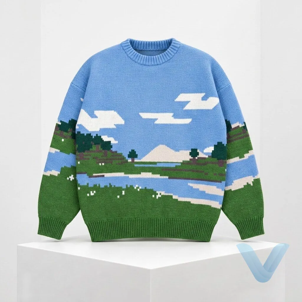 Minecraft Pause Screen Ugly Christmas Sweater sweatshirt 7 Minecraft Pause Screen Ugly Christmas Sweater sweatshirt