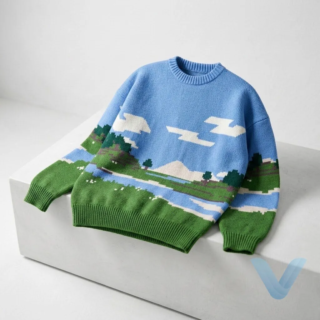 Minecraft Pause Screen Ugly Christmas Sweater sweatshirt 9 Minecraft Pause Screen Ugly Christmas Sweater sweatshirt