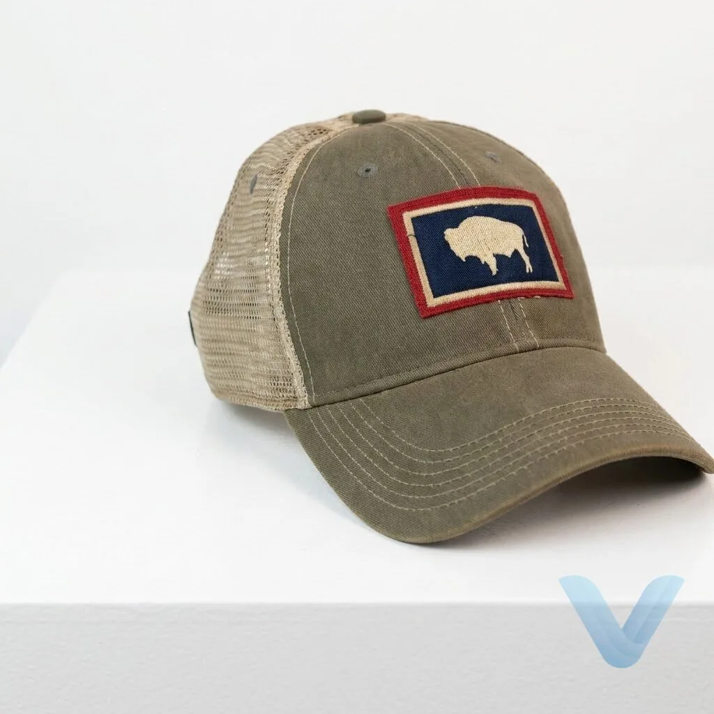 Marshals Tate Dutton Brecken Merrill Falling Sky Buffalo Jackson Wyoming State Flag Adjustable Hat gift cap 1 Marshals Tate Dutton Brecken Merrill Falling Sky Buffalo Jackson Wyoming State Flag Adjustable Hat gift cap