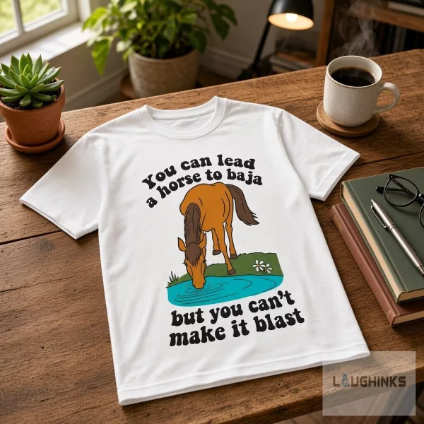 You Can Lead A Horse To Baja Graphic T Shirt
