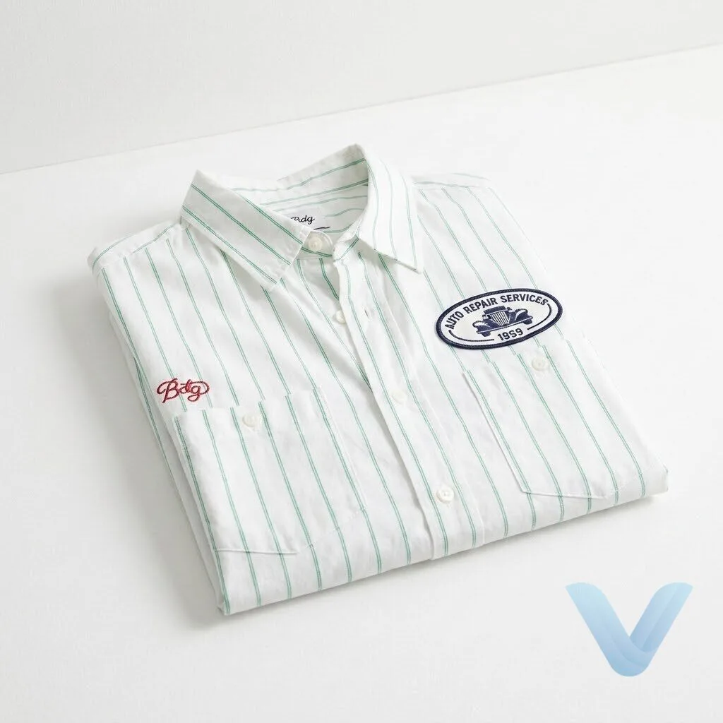 Hollywood Arts He Sang She Sang BDG Stripe Short Sleeve Mechanic Shirt hawaiian shirt 7 Hollywood Arts He Sang She Sang BDG Stripe Short Sleeve Mechanic Shirt hawaiian shirt