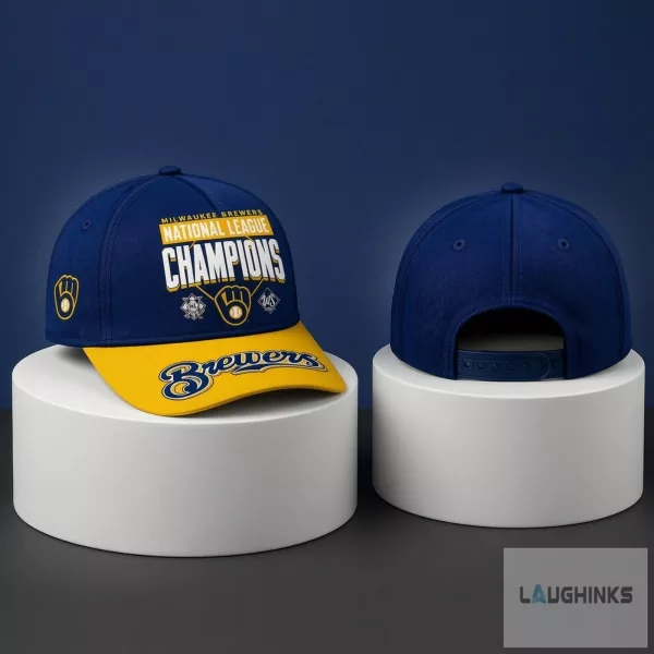 Milwaukee Brewers National League Champions Baseball Cap