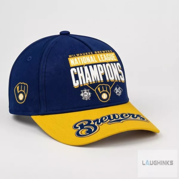Milwaukee Brewers National League Champions Baseball Cap