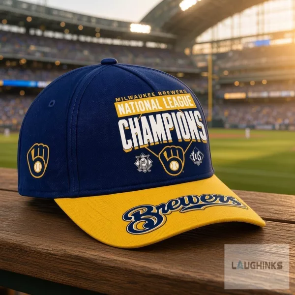 Milwaukee Brewers National League Champions Baseball Cap