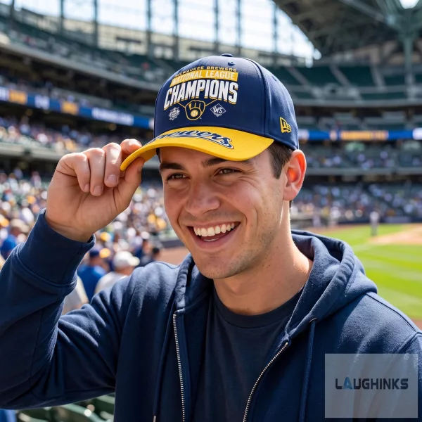 Milwaukee Brewers National League Champions Baseball Cap