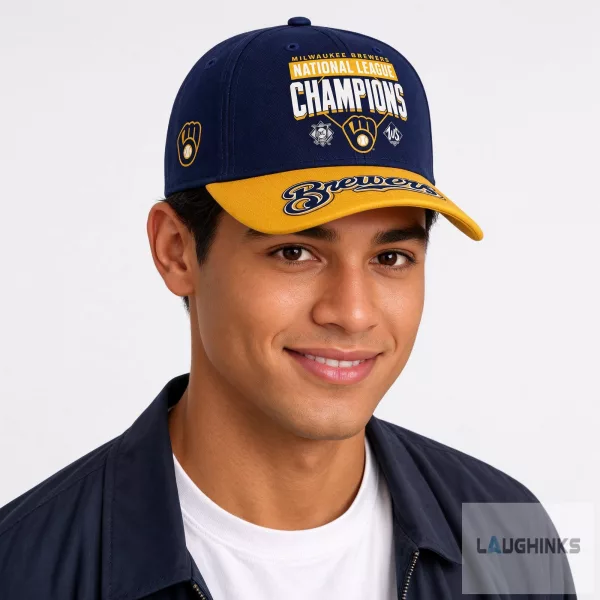 Milwaukee Brewers National League Champions Baseball Cap