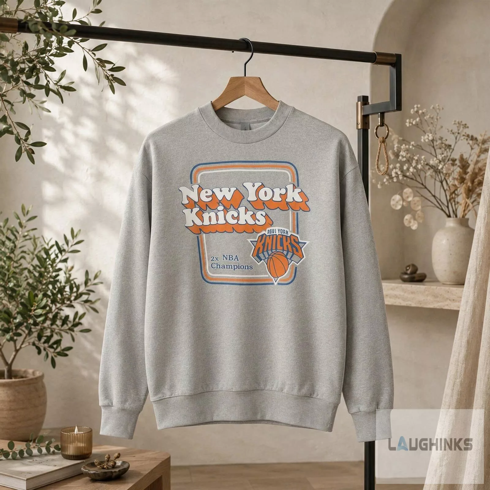 New York Knicks 2x NBA Champions Pullover Sweatshirt Basketball Fan Vintage Apparel 7 New York Knicks 2x NBA Champions Pullover Sweatshirt Basketball Fan Vintage Apparel