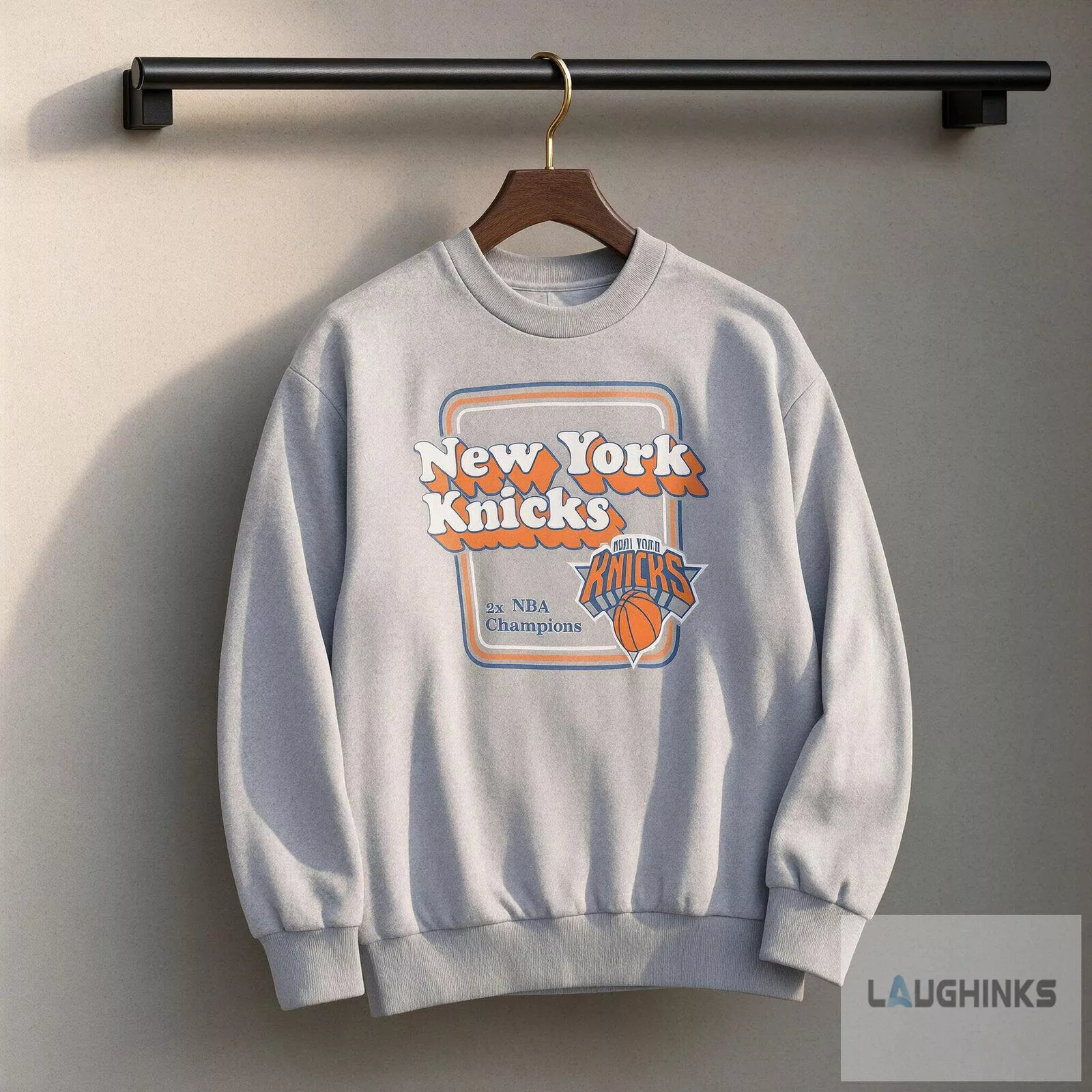 New York Knicks 2x NBA Champions Pullover Sweatshirt Basketball Fan Vintage Apparel 9 New York Knicks 2x NBA Champions Pullover Sweatshirt Basketball Fan Vintage Apparel