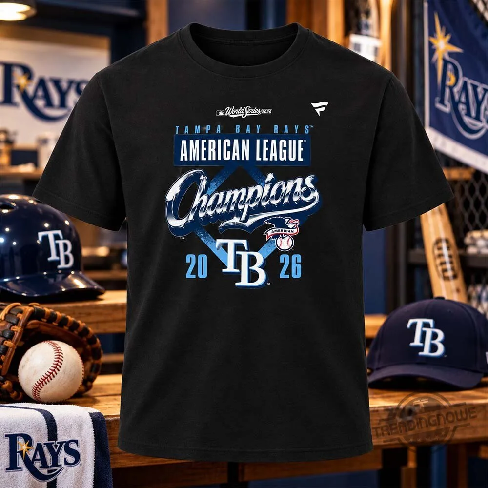 Tampa Bay Rays 2026 AL Champions Locker Room Shirt 5 Tampa Bay Rays 2026 AL Champions Locker Room Shirt