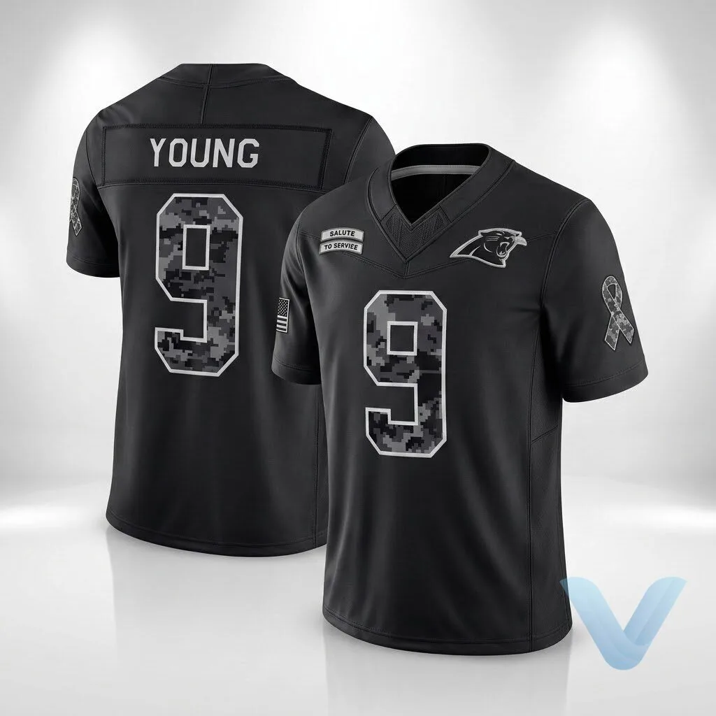 Bryce Young Panthers Salute to Service Jerseys 2026 8 Bryce Young Panthers Salute to Service Jerseys 2026