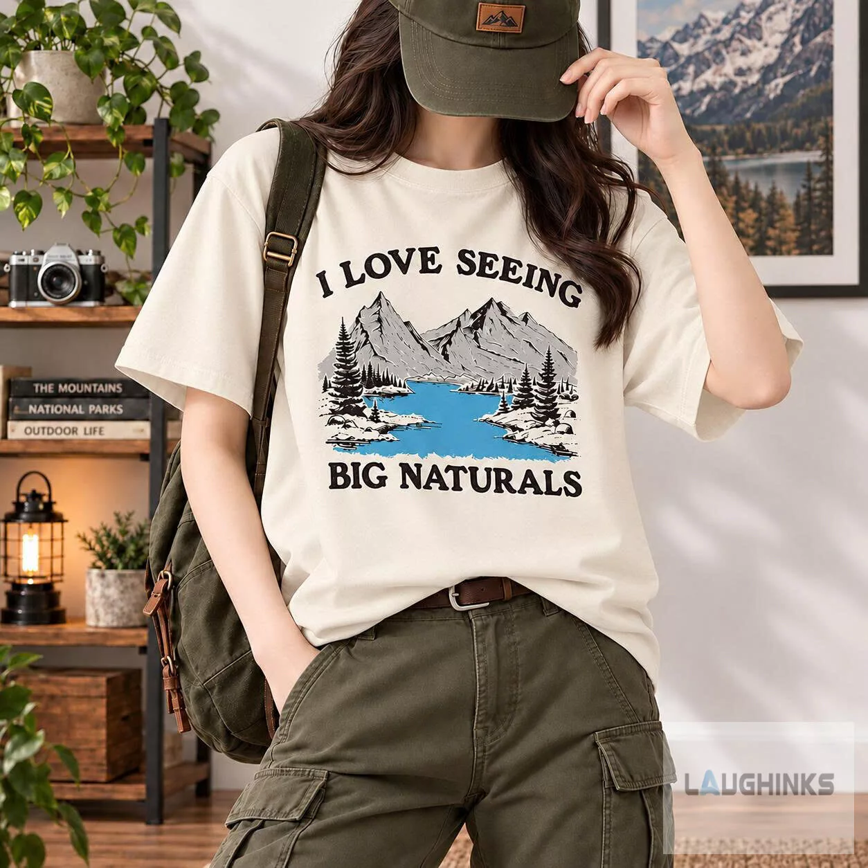I Love Seeing Big Naturals Mountain Graphic T Shirt 7 I Love Seeing Big Naturals Mountain Graphic T Shirt