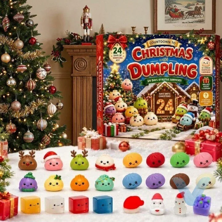 24 Days of Christmas Dumpling Squishy Advent Calendar for Joyful Surprises 4 24 Days of Christmas Dumpling Squishy Advent Calendar for Joyful Surprises