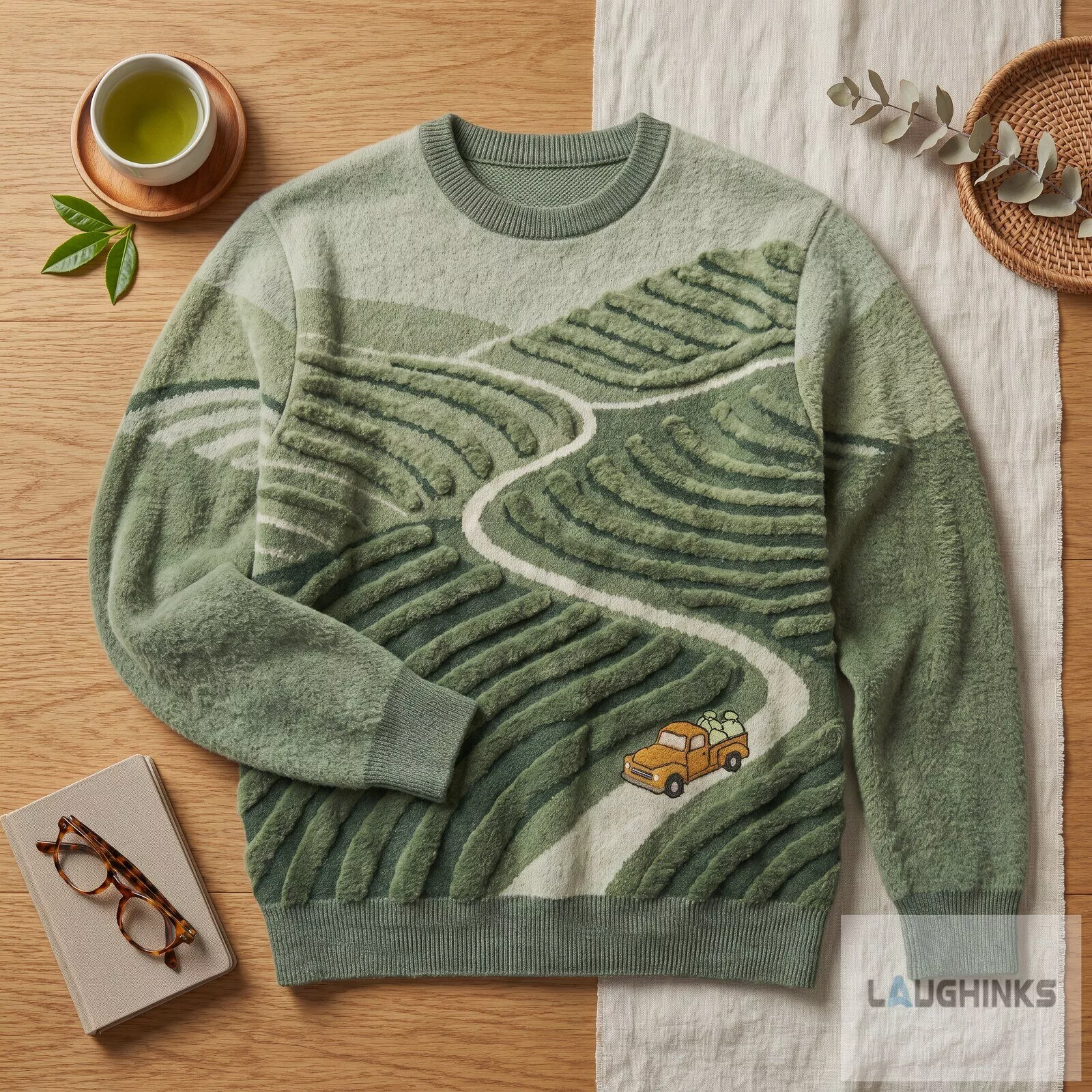 Ugly Nature Mountain Landscape Knit Sweater 4 Ugly Nature Mountain Landscape Knit Sweater