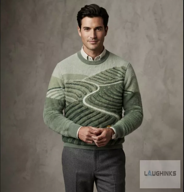 Ugly Nature Mountain Landscape Knit Sweater 2 Ugly Nature Mountain Landscape Knit Sweater