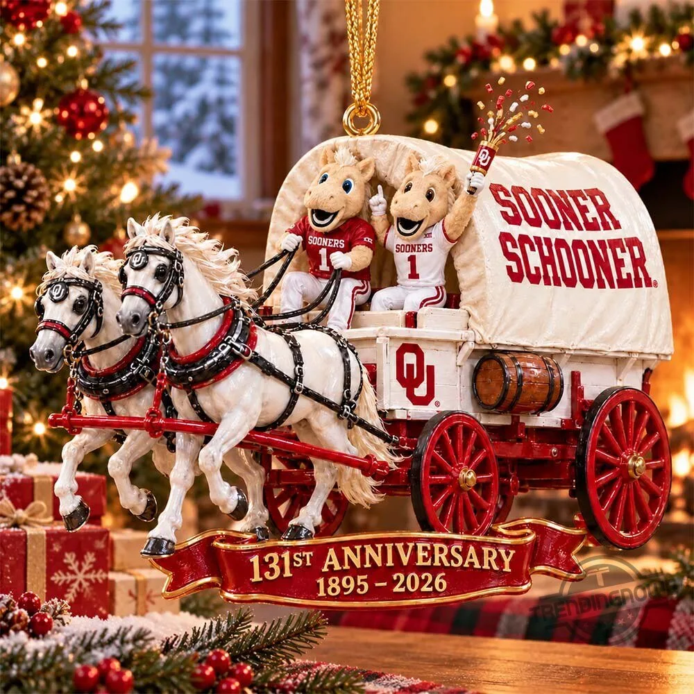 Oklahoma Sooners Sooner Schooner 131st Anniversary Christmas Ornament 2026 7 Oklahoma Sooners Sooner Schooner 131st Anniversary Christmas Ornament 2026