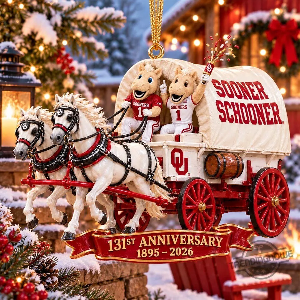 Oklahoma Sooners Sooner Schooner 131st Anniversary Christmas Ornament 2026 8 Oklahoma Sooners Sooner Schooner 131st Anniversary Christmas Ornament 2026
