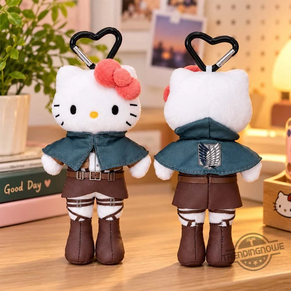 Attack on Titan x Sanrio Characters Hello Kitty Survey Corps Style Up Mascot Keychain 5 Attack on Titan x Sanrio Characters Hello Kitty Survey Corps Style Up Mascot Keychain