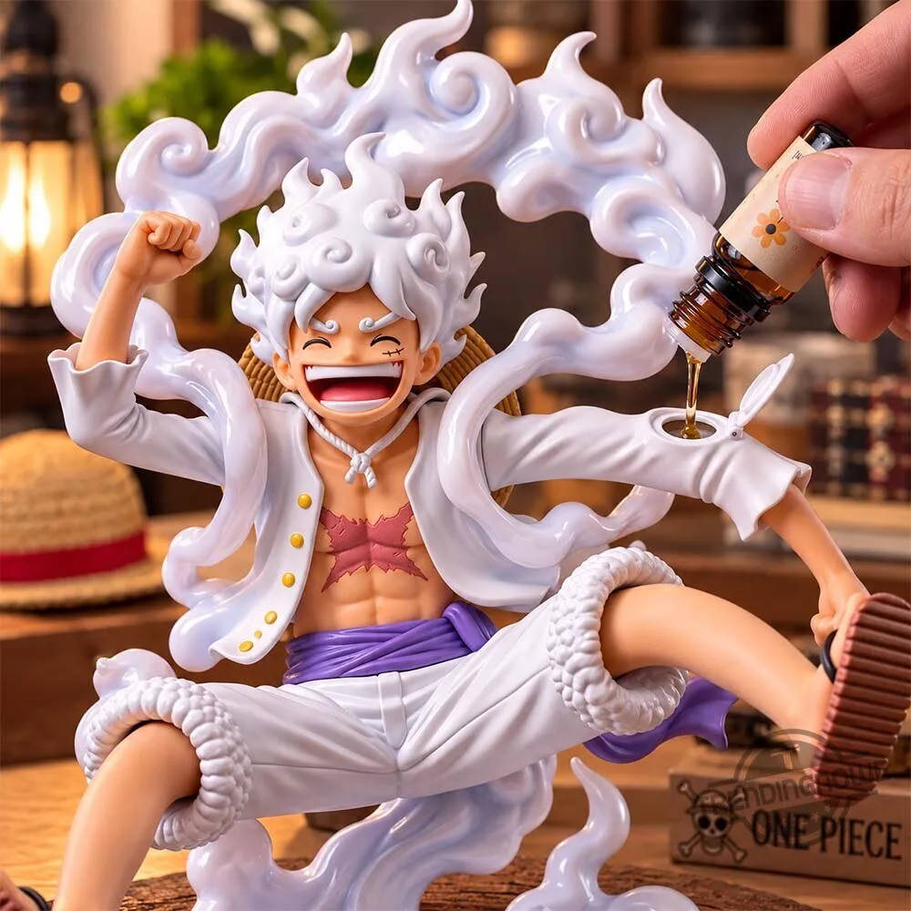 Kirimisty One Piece Monkey D Luffy Gear 5 Sun God Anime Diffuser Mist Figure 7 Kirimisty One Piece Monkey D Luffy Gear 5 Sun God Anime Diffuser Mist Figure