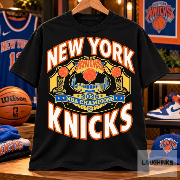New York Knicks 2026 NBA Champions Basketball Graphic T Shirt