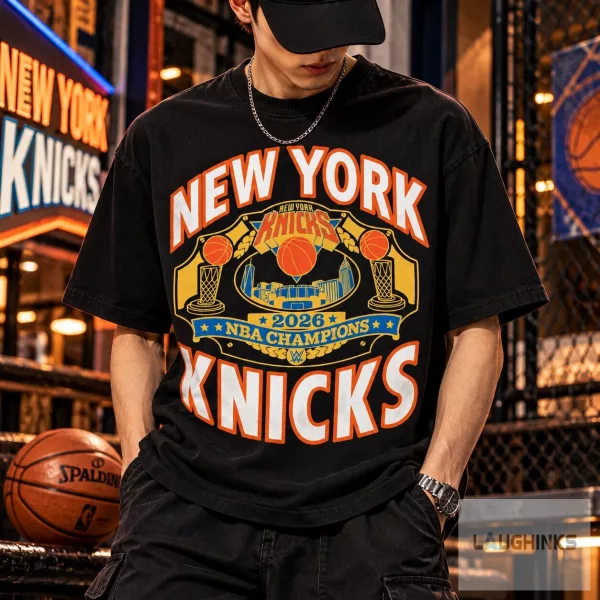 New York Knicks 2026 NBA Champions Basketball Graphic T Shirt