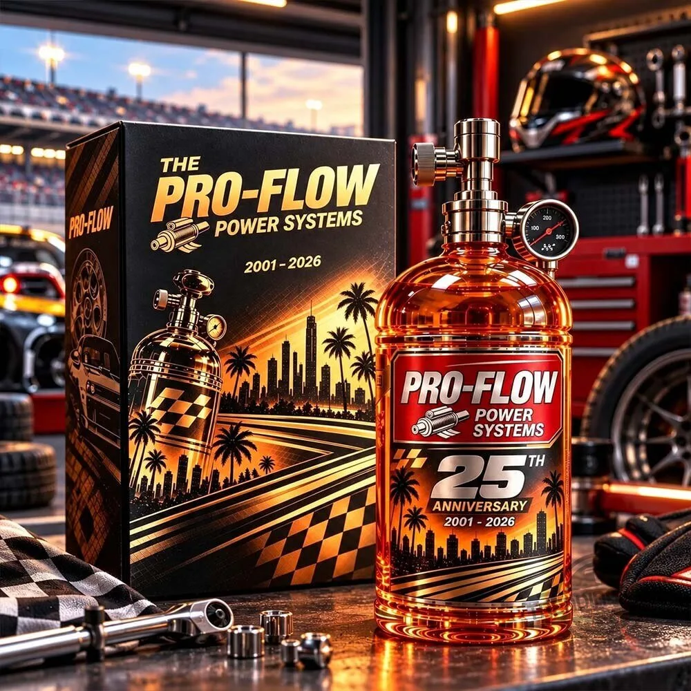 Pro-Flow Power Systems 25th Anniversary Kit Whiskey Bottle Decanter 2026 5 Pro-Flow Power Systems 25th Anniversary Kit Whiskey Bottle Decanter 2026