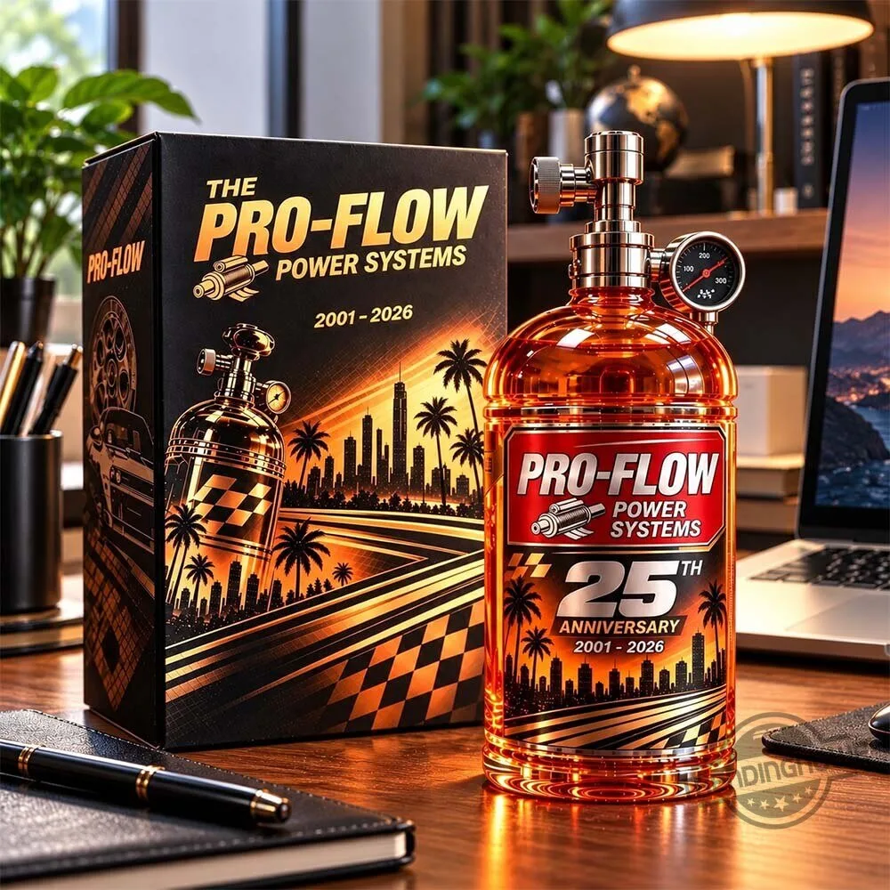 Pro-Flow Power Systems 25th Anniversary Kit Whiskey Bottle Decanter 2026 7 Pro-Flow Power Systems 25th Anniversary Kit Whiskey Bottle Decanter 2026