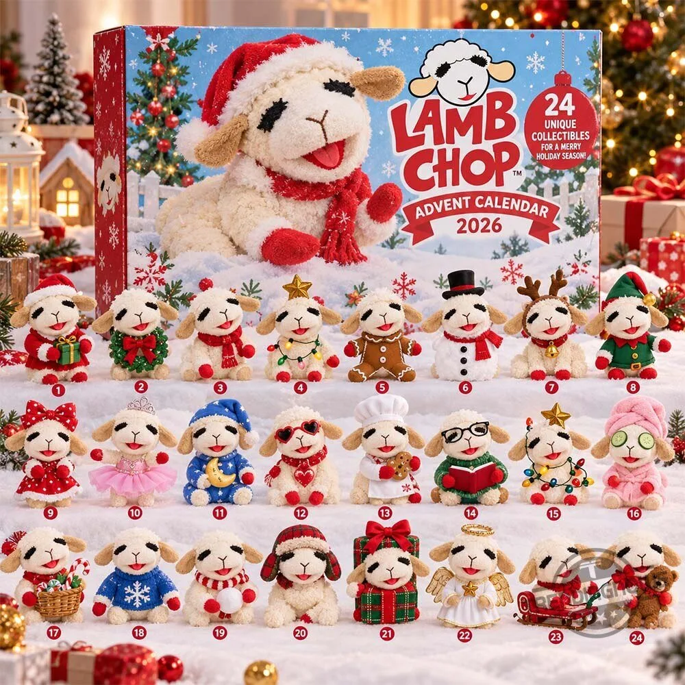 Petco Lamb Chop 2026 Advent Calendar 24 Unique Collectible Christmas Holiday Countdown