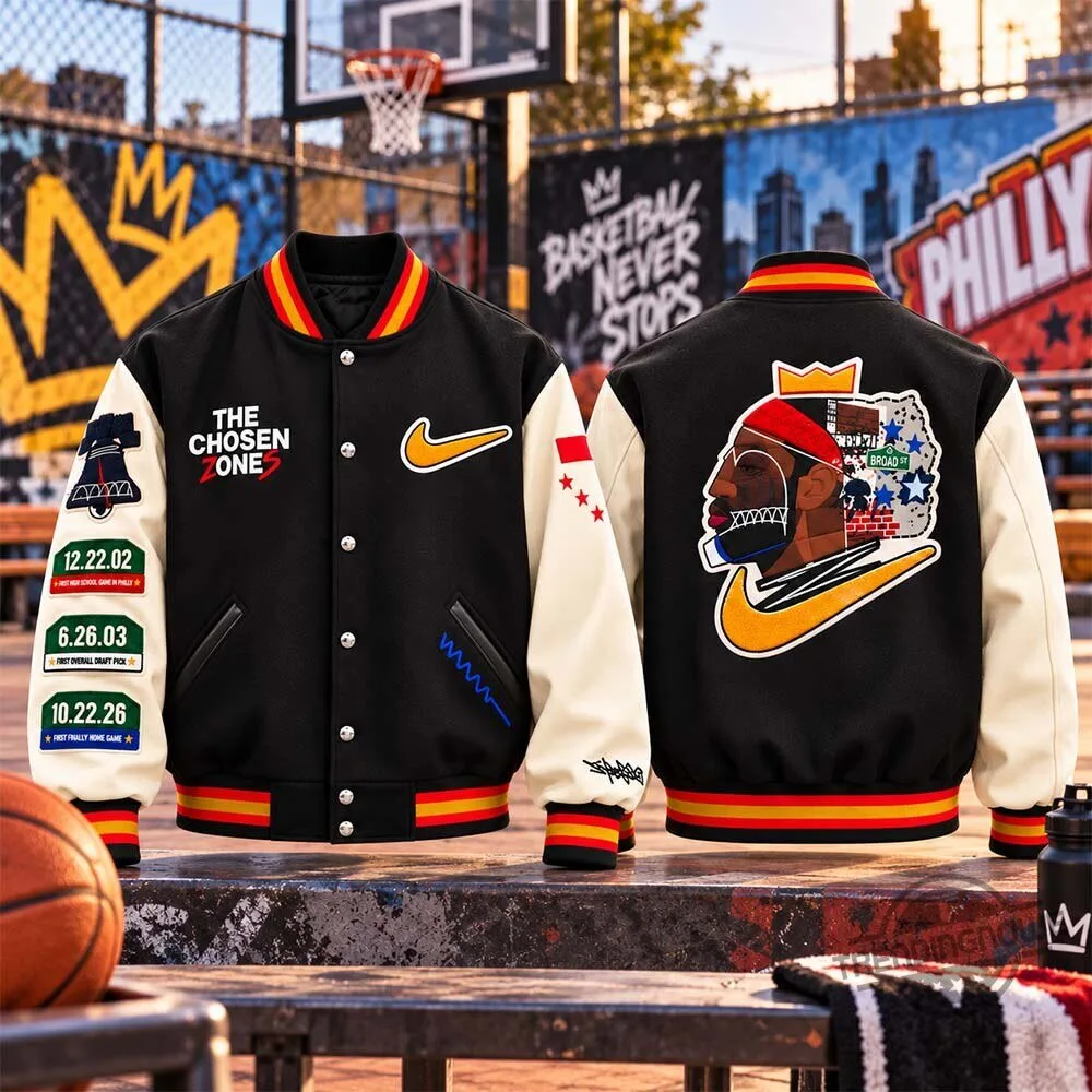 LeBron James The Art Bully Settlemier Nike Printed Bomber Jacket 7 LeBron James The Art Bully Settlemier Nike Printed Bomber Jacket