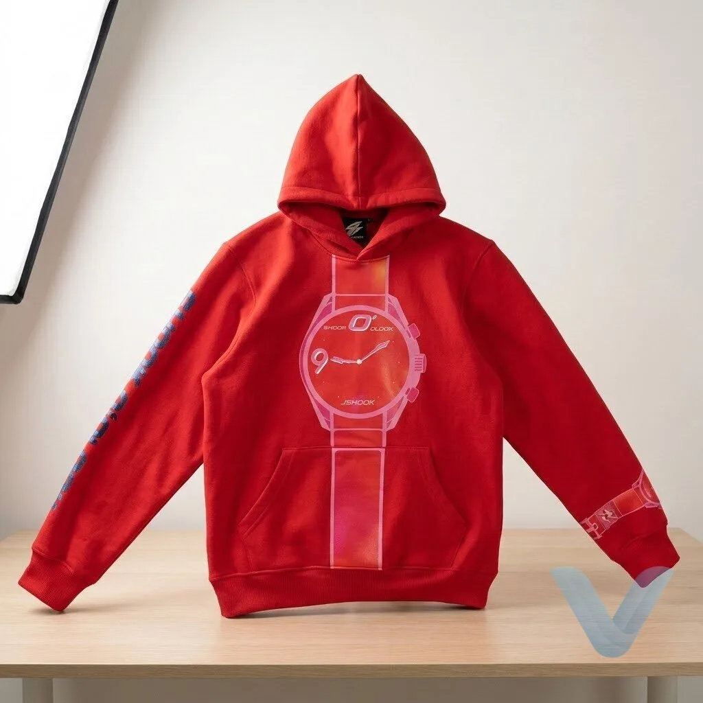 Red Shock O'Clock Hoodie J Shock hoodie Sweatshirt t shirt 11 Red Shock O
