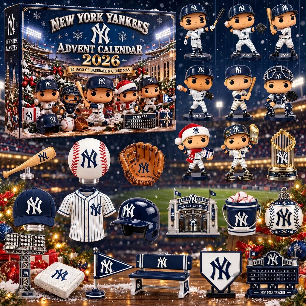 New York Yankees MLB Baseball 2026 Advent Calendar 3 New York Yankees MLB Baseball 2026 Advent Calendar