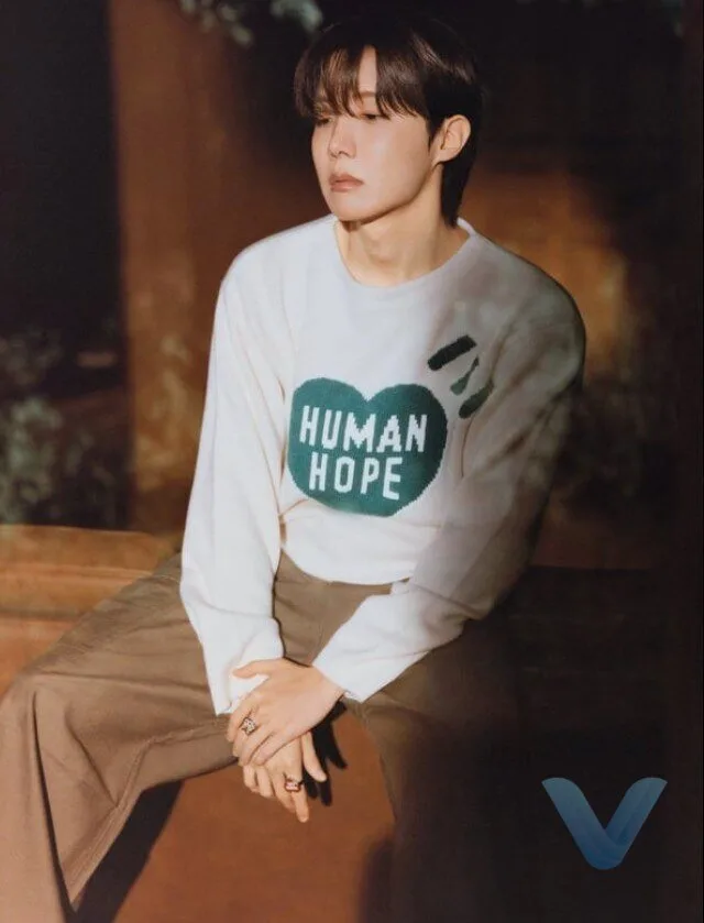 BTS J Hope Human Made Human Hope Heart Knit Sweater sweatshirt 12 BTS J Hope Human Made Human Hope Heart Knit Sweater sweatshirt