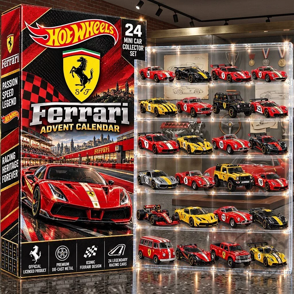 Ferrari Car Christmas Advent Calendar 3 Ferrari Car Christmas Advent Calendar