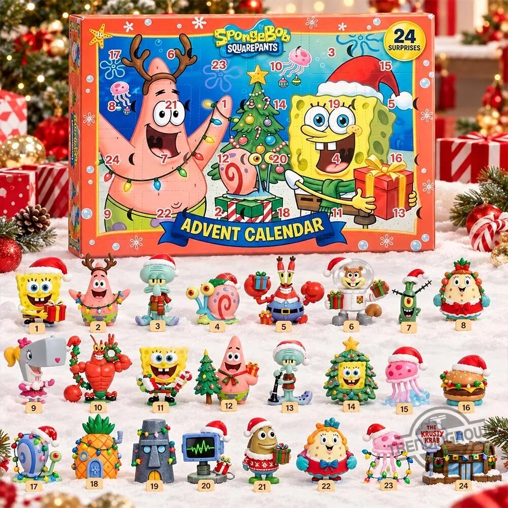 SpongeBob SquarePants 24 Surprises Christmas Advent Calendar 2026 5 SpongeBob SquarePants 24 Surprises Christmas Advent Calendar 2026